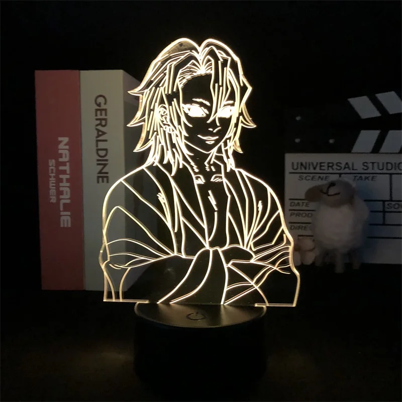 

Ubuyashiki Kagaya Demon Slayer Led Night Light Bluetooth Control for Bright Base Light Hot Selling Gift Japanese Anime Manga