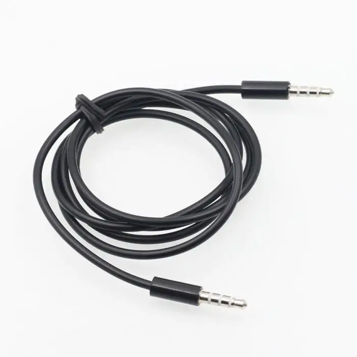 

2022 Brand New 3.5 To 3.5 Male Auxiliary Cable For Mobile Phone Vehicle-mounted Loudspeaker Vehicle Auxiliary Cable Black