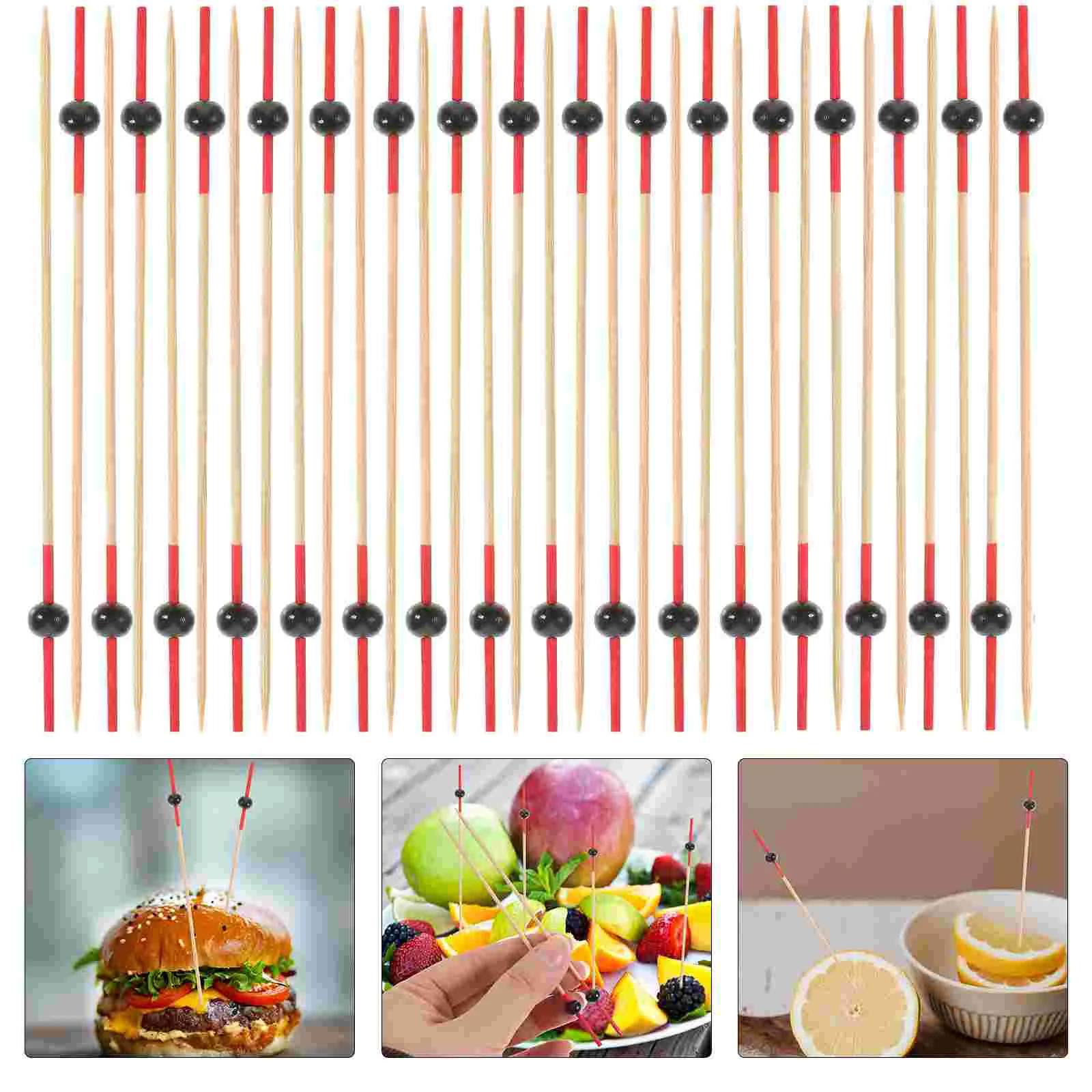 

Picks Stirrers Cocktail Skewers Appetizer Sticks Toothpicks Fruit Drink Beverage Martini Coffee Swizzle Sandwich Dessert Beads