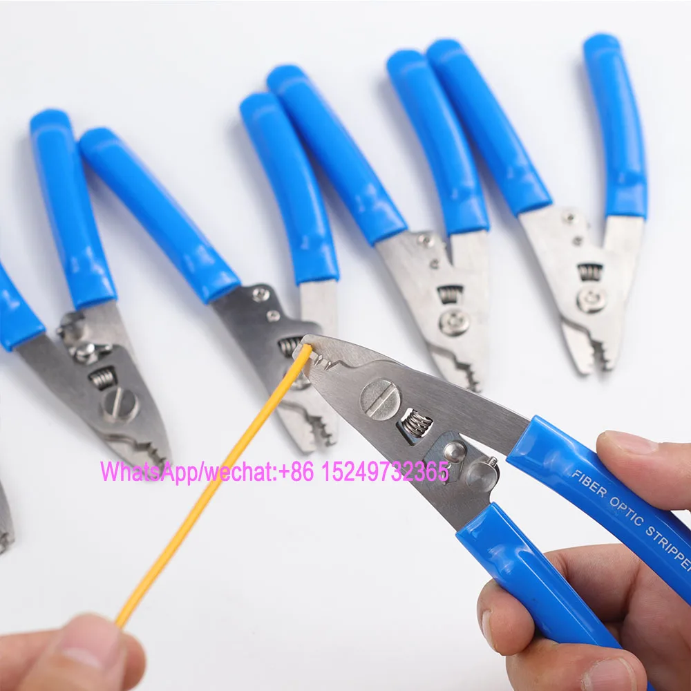 Stainless Steel Three-port Fiber Stripping Pliers FTTH Tool  Optic StrippingPlier Tool
