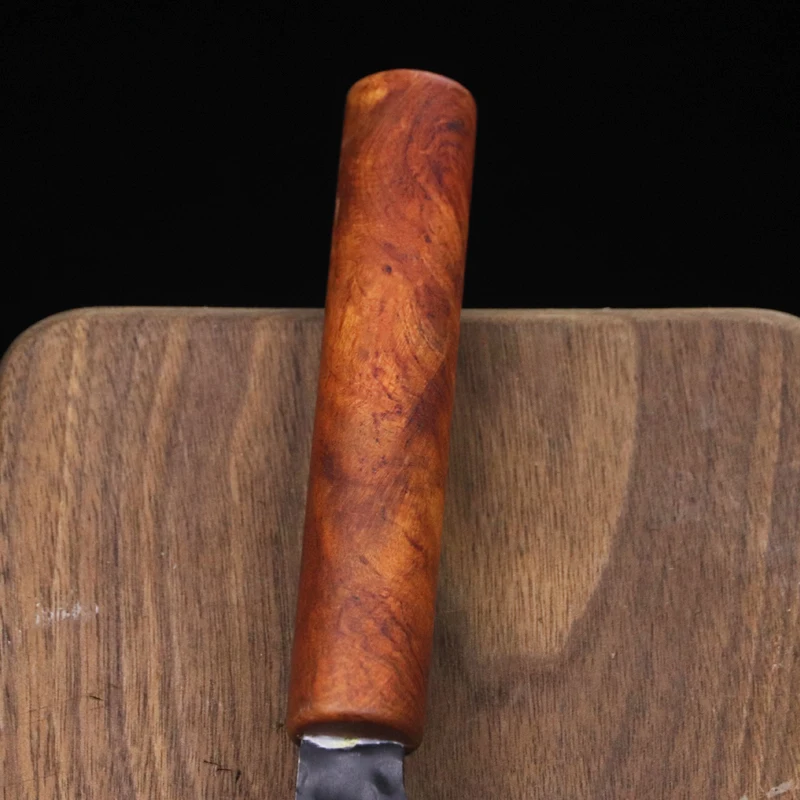 Маленький кухонный нож с зернистой структурой из нержавеющей стали для резки