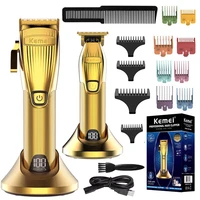 10pcs barber shop styling comb sets transparent clipper hair limit comb trimmer attachment hairdresser hair clipper