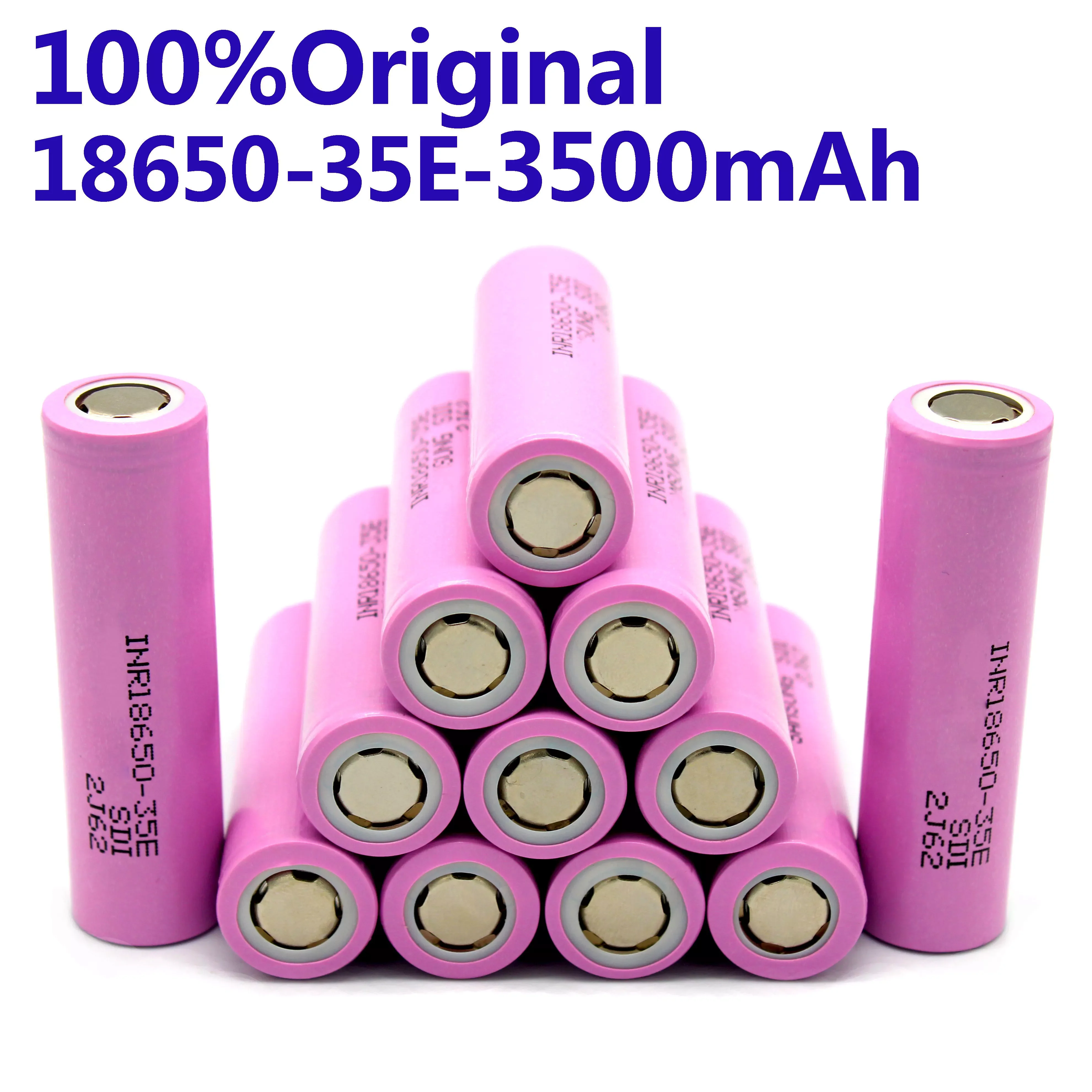 

NEW2023 100% Original for 18650 3500mAh 25A Discharge INR18650 35E 3500mAh 18650 Battery Li-ion 3.7v Rechargable Battery