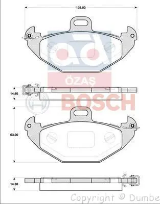 

986424532 для задней тормозной колодки LAGUNA 16V/16V GDB1353