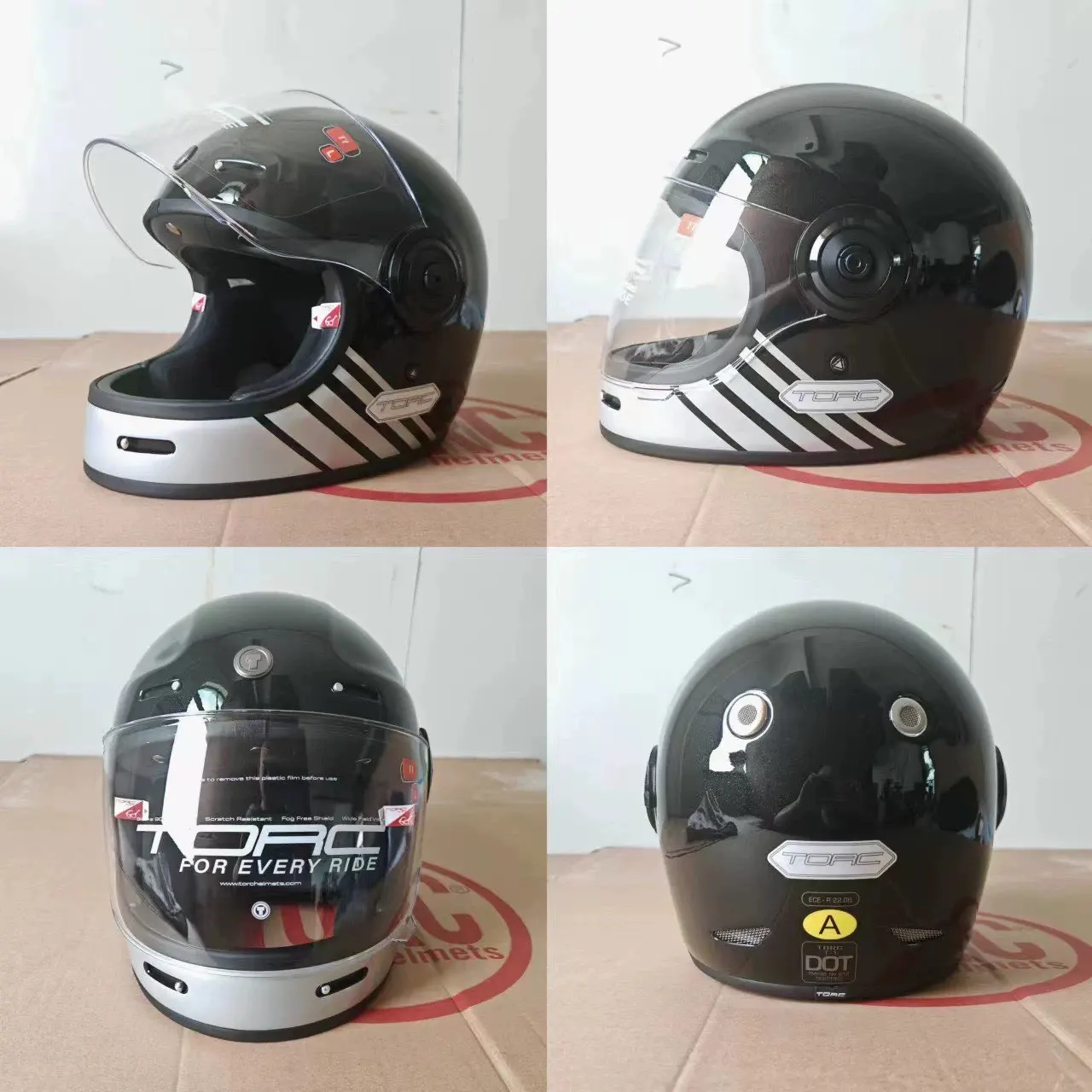 

TORC Мотоциклетный Шлем Мото Ретро Шлем ECE DOT Мужчины Мотоцикл Езда Мотокросс Винтаж Анфас Шлемы Capacete De Moto