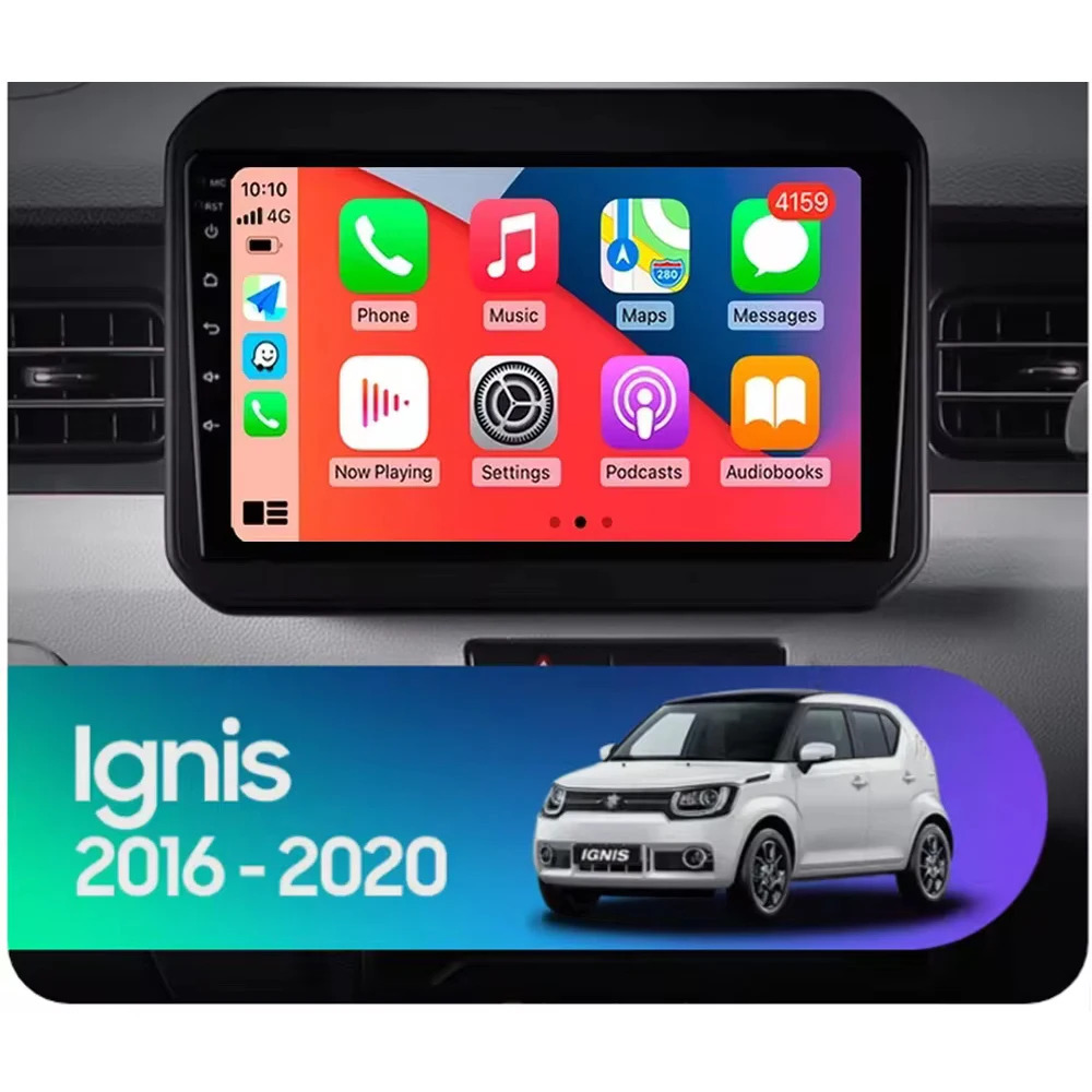 Android 14 беспроводной автомобильный Carplay для Suzuki Ignis 2016 2017 2018 2019 2020 радиоприемник
