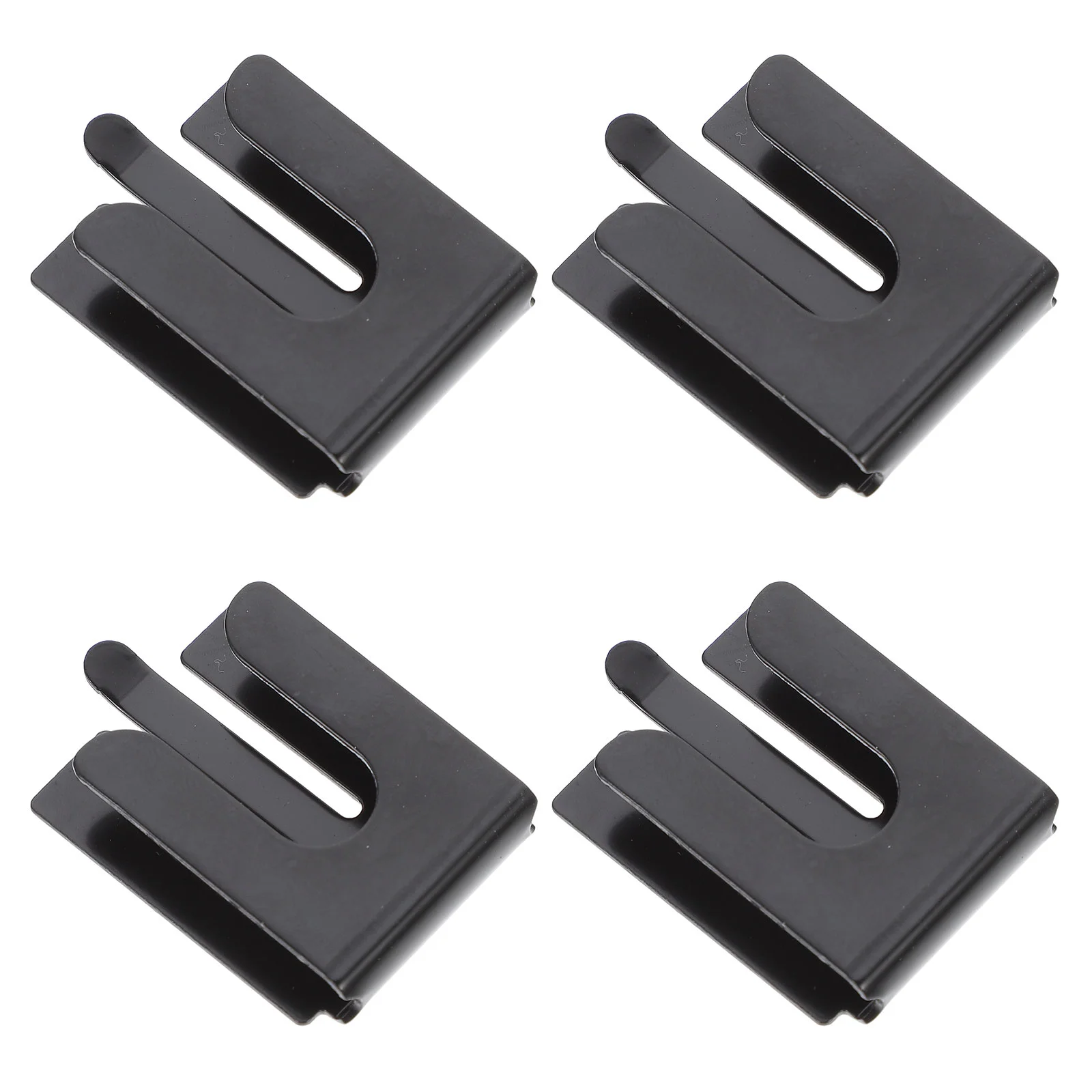 

4 PCS Mobile Radio Holder Iron Handheld Radio Ham Radio Mount Holder Clip