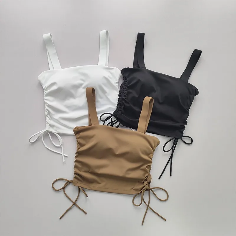 Nylon Sports Top Women Sexy Yoga Bra Tops Breathable Fitness Underwear  Yoga Sport Bras For Women Gym Push Up Running Vest 2023