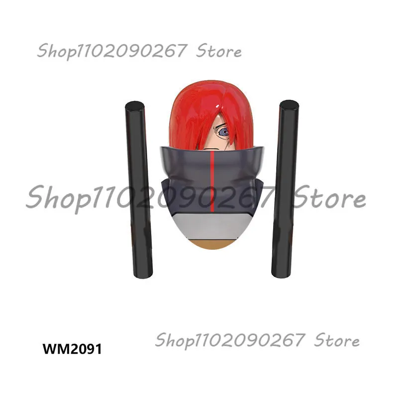 Фигурки героев аниме Наруто WM6106 мини-конструкторы Акацуки Итачи сборные игрушки