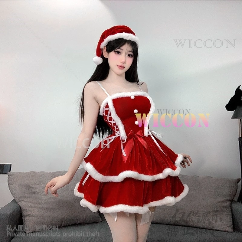 2024 милый Японский Корейский костюм Рождественский косплей кавайное милое платье