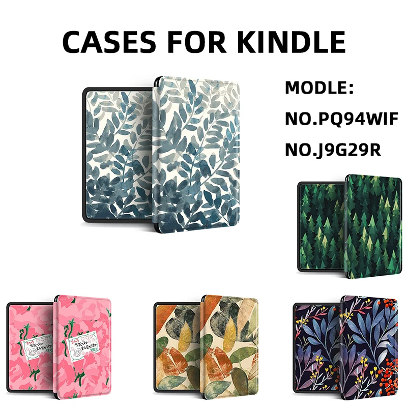 

Magnetic Smart Cover for Kindle 2019 with Light Case for 2018 Kindle Paper White 4 10th Generation NO.PQ94WIF NO.J9G29R Cases