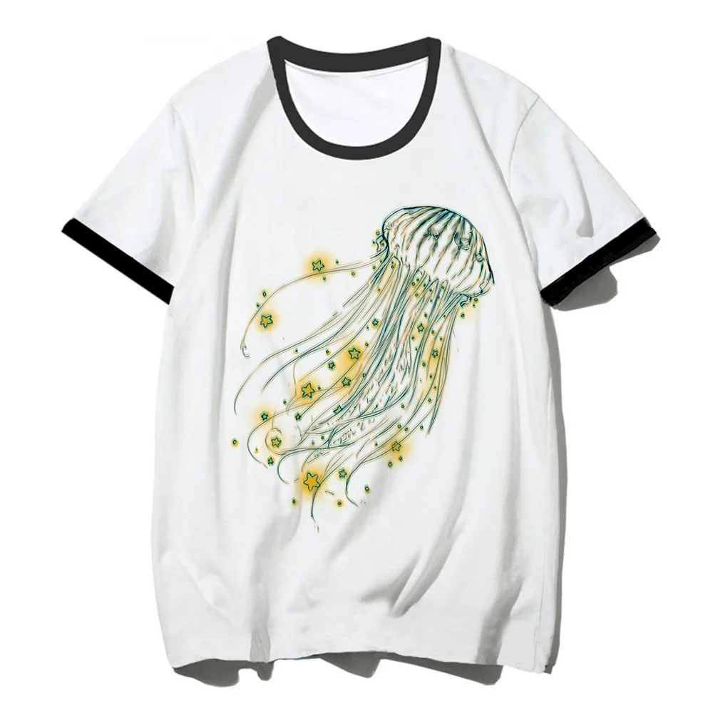 

Medusas t-shirts women funny Y2K manga top female graphic clothes