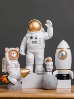 astronaut ornament miniatures gift for boy office desktop creative small decoration technology sense ins style home figurines