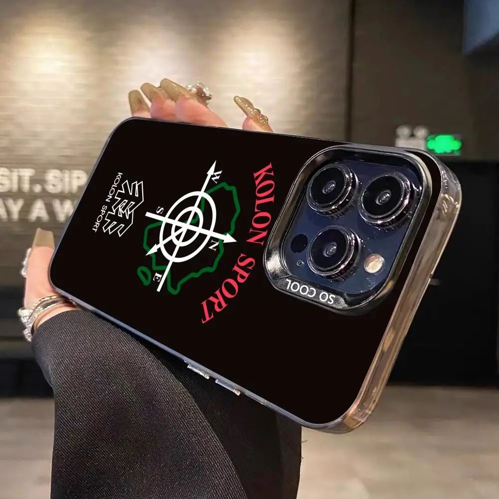 Чехол для мобильного телефона K-Kolon Sport iPhone 16 15 14 13 12 11 X XR XS 8 7 Pro Max Plus цветной