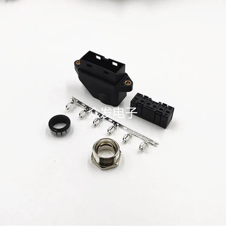 10 шт. 1473393-2 A06B-6114-K220 # E 6-контактный колено с 6 отверстиями для боковой вилки двигателя Fanuc (art.: 3920d4232dd3f) - 3920d4232dd3f