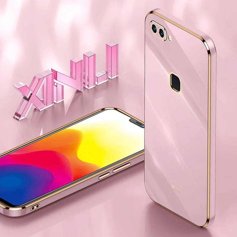 Роскошный чехол с кольцом-держателем для VIVO X20 Plus X20A Global мобильный телефон задняя
