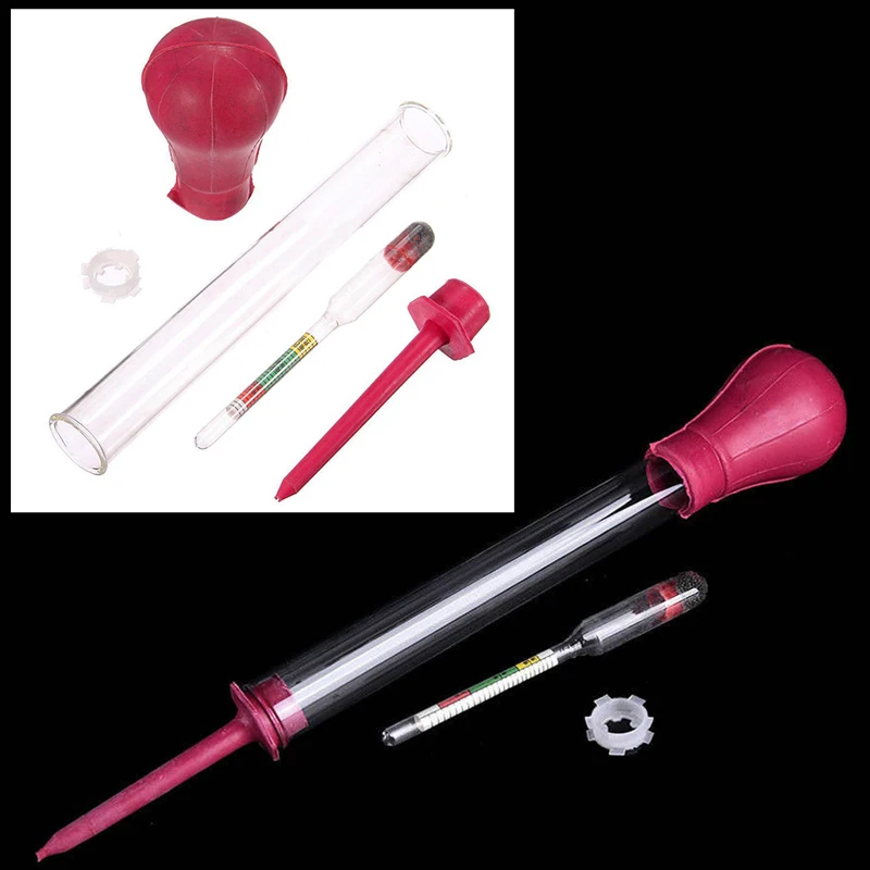 

Tool Hydrometer Tester Accessory 1.1-1.3 Colored Zone Battery Electrolyte