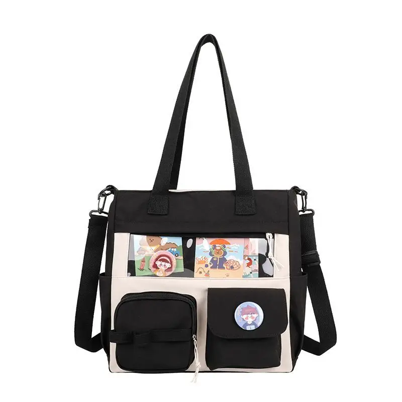 

Cute Series Kawaii Bag Japanese for Girls Large Ita Bag Purse Student School Bag Girls Crossbody Bag Clear Pocket Shoulder Bag
