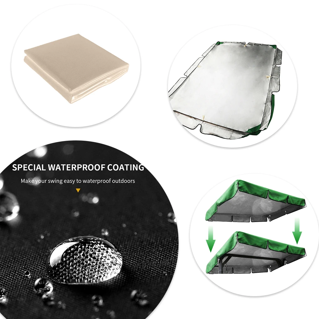 Top Cover Sunshade Component Roof Fitting Professional Waterproof Covers Canopies Fittings Green Type B