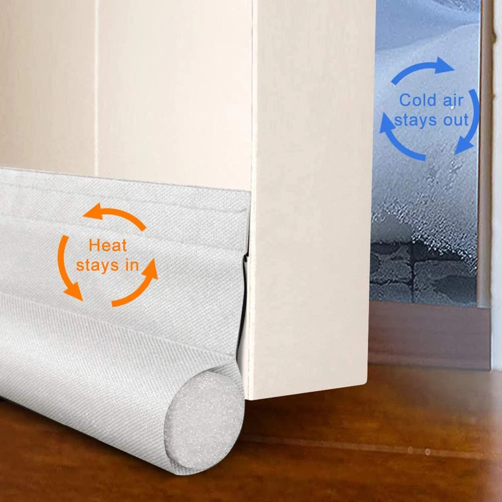 

Waterproof Door Bottom Seal Strip Weather Stripping Door Sweep Adjustable Under Door Draft Blocker Insulator Weatherstrip