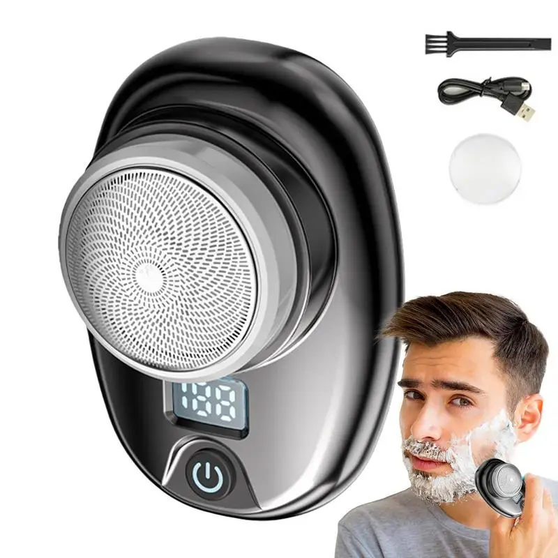 

Mini Electric Travel Shaver For Men Pocket Size Washable Rechargeable Portable Painless Cordless Trimmer Knive Face Beard Razor