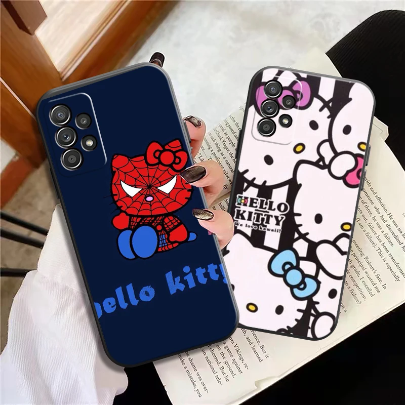 

Hello Kitty Cute Phone Cases For Samsung Galaxy S20 FE S20 Lite S8 Plus S9 Plus S10 S10E S10 Lite M11 M12 Cases Soft TPU Coque