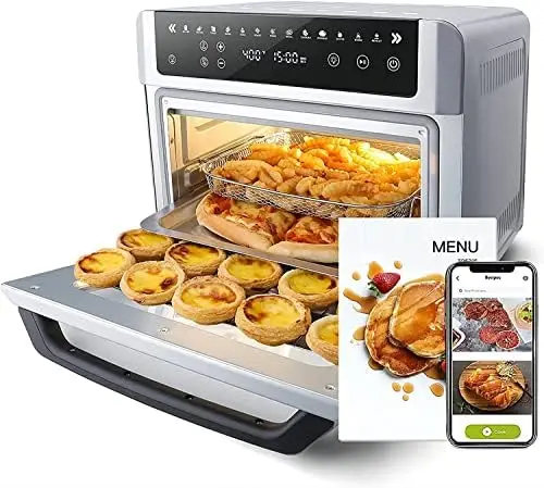 

Комбинированная печь для жарки и тостера, большая цифровая конвекционная печь с грифом для жарки и дегидратора, сверхбольшая Емкость