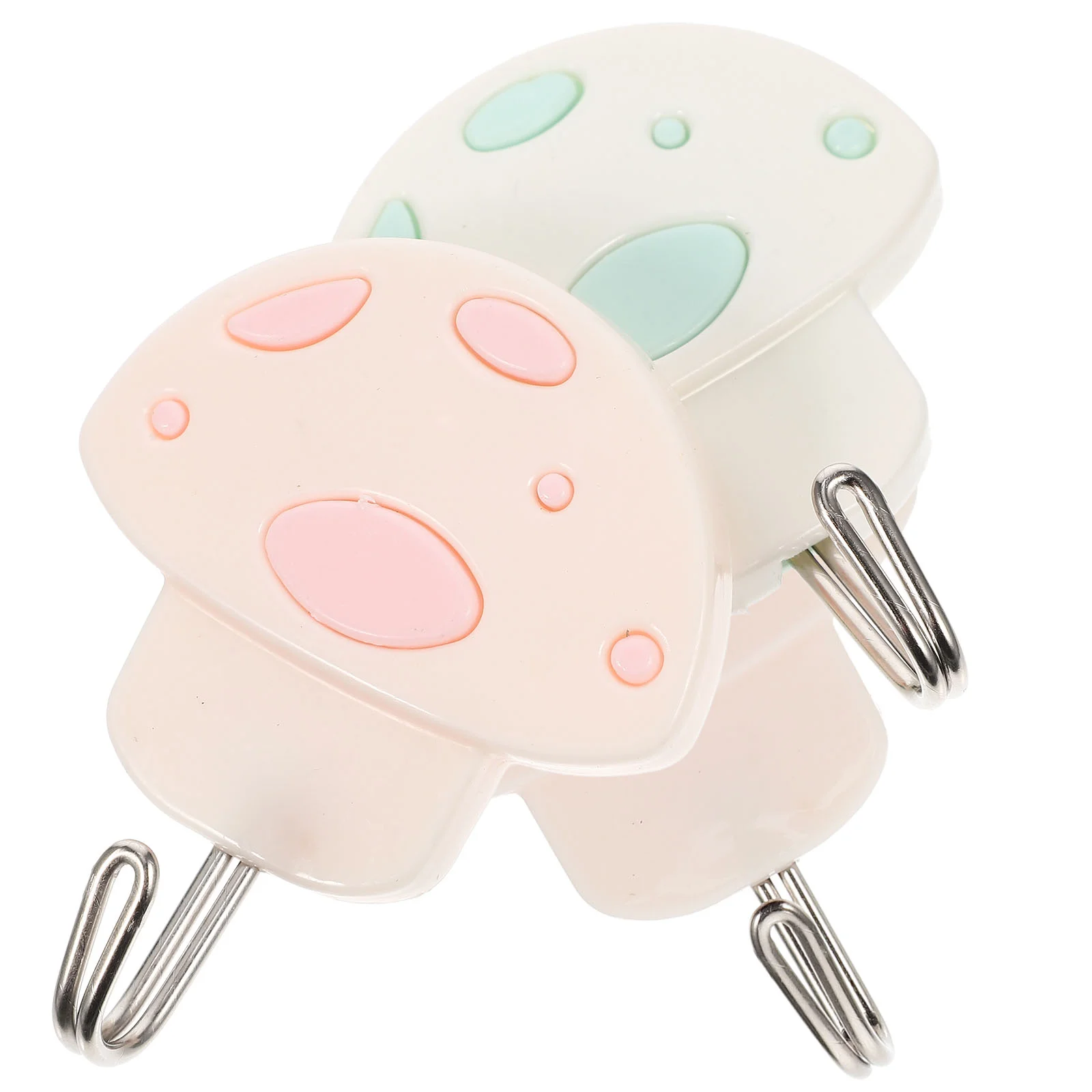 

Self-Adhesive Heavy Duty Wall Hooks for Bathroom Towels and Bags Decorative Mushroom Design Without Nails