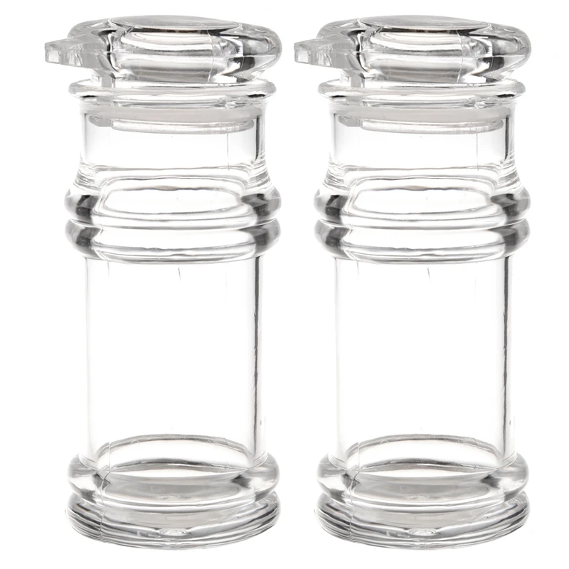 

2X Clear Acrylic Soy Sauce Vinegar Olive Oil Bottle BBQ Dispenser Shaker 100Ml