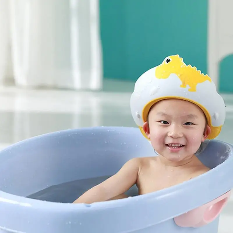 

Shampoo Cap Children's Shower Cap Baby Shampoo Cap Waterproof Adjustable Silicone Ear Protection Baby Shampoo Artifact