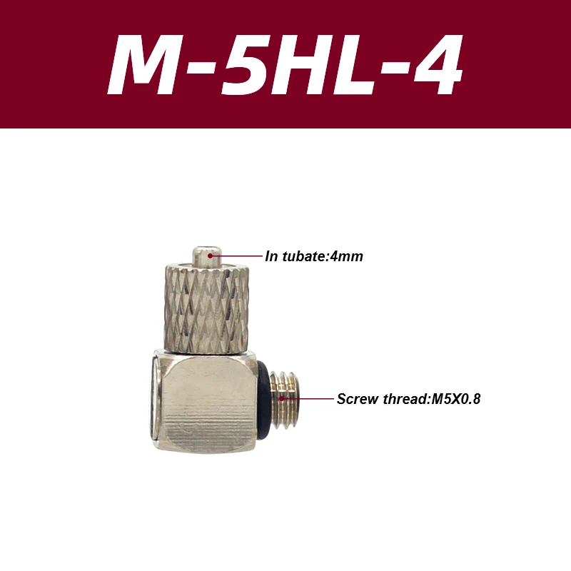 

5 шт., 10 шт., мини-микропневматический фитинг для труб, шланг 3/4/5/6 мм, наружная резьба M3 M4 M5 M6, медный прямой/коленчатый тип, быстрый разъем