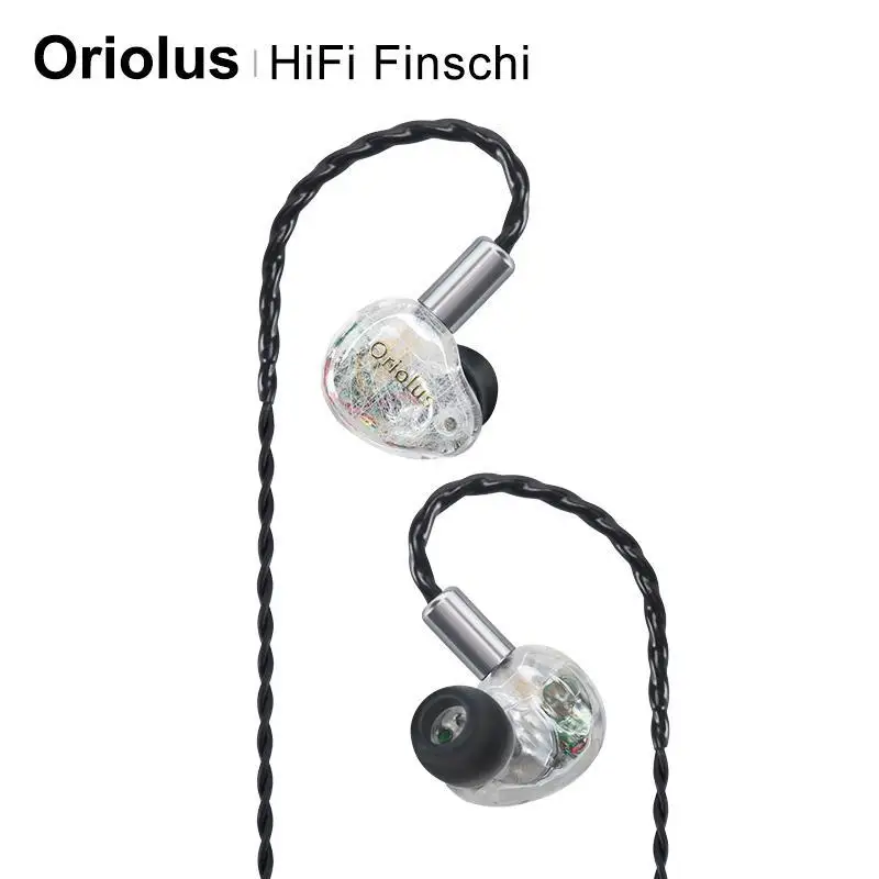 Oriolus Finschi HiFi версия 1BA + 1DD гибридные драйверы Наушники-вкладыши-мониторы Наушники