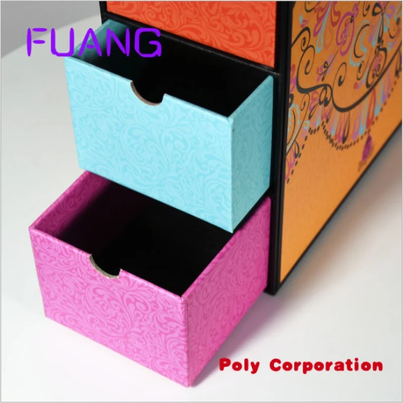 Тёплый цвет в традиционном китайском стиле трехслойный ящик роскошная