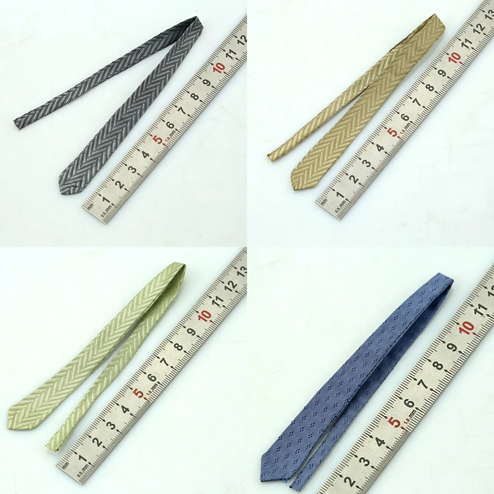 

11 Styles In Stock 2023 1/6 Man Soldier Tie Dolls Formal Suit Paired With Simple Fashion Tie Accessory for 12" Action Figure