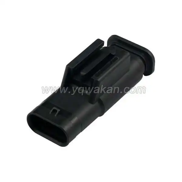 

3-контактный женский автоматический водонепроницаемый разъем жгута проводов электрического кабеля 1488991 -1