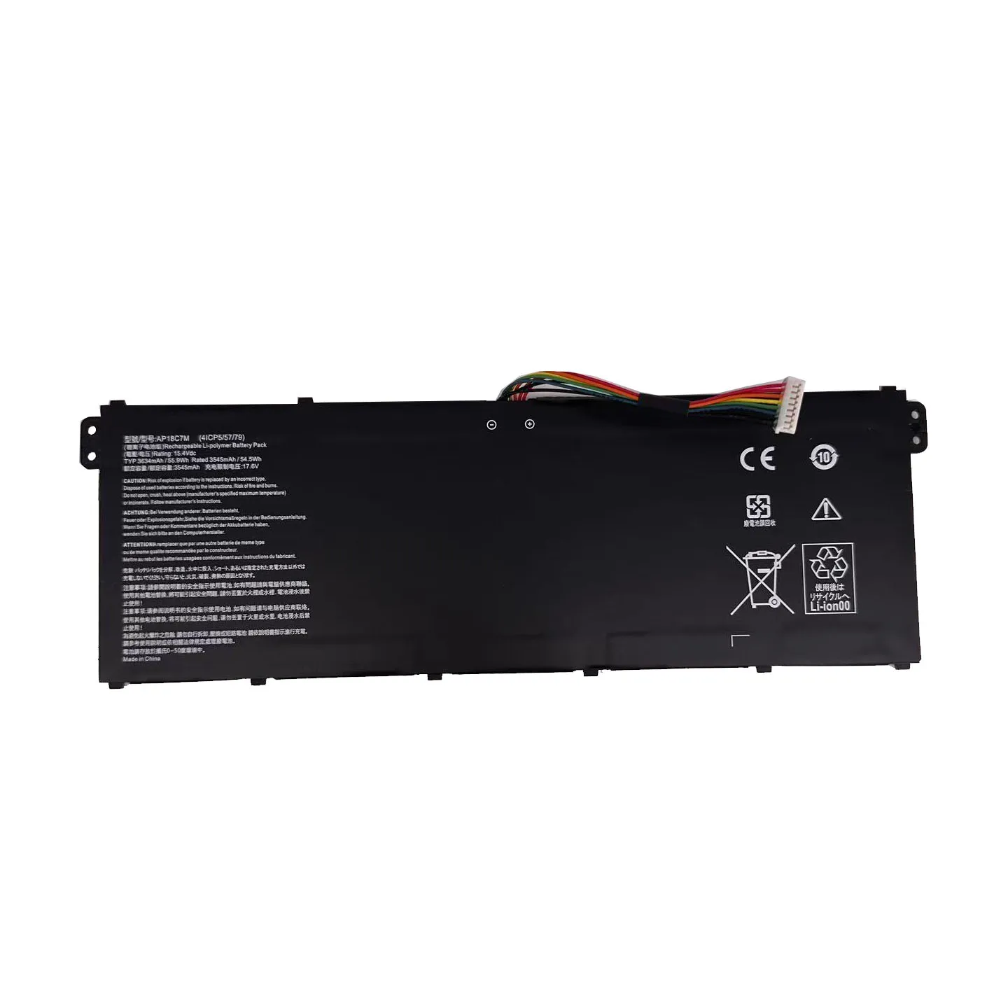 Фото Новый аккумулятор FKYGC AP18C7M 15.4V 54.5Wh 3545mAh для Acer ConceptD 3 CN315-72 Swift 3 SF313-52/53 Swift 5 SF514-54GT/54T №4