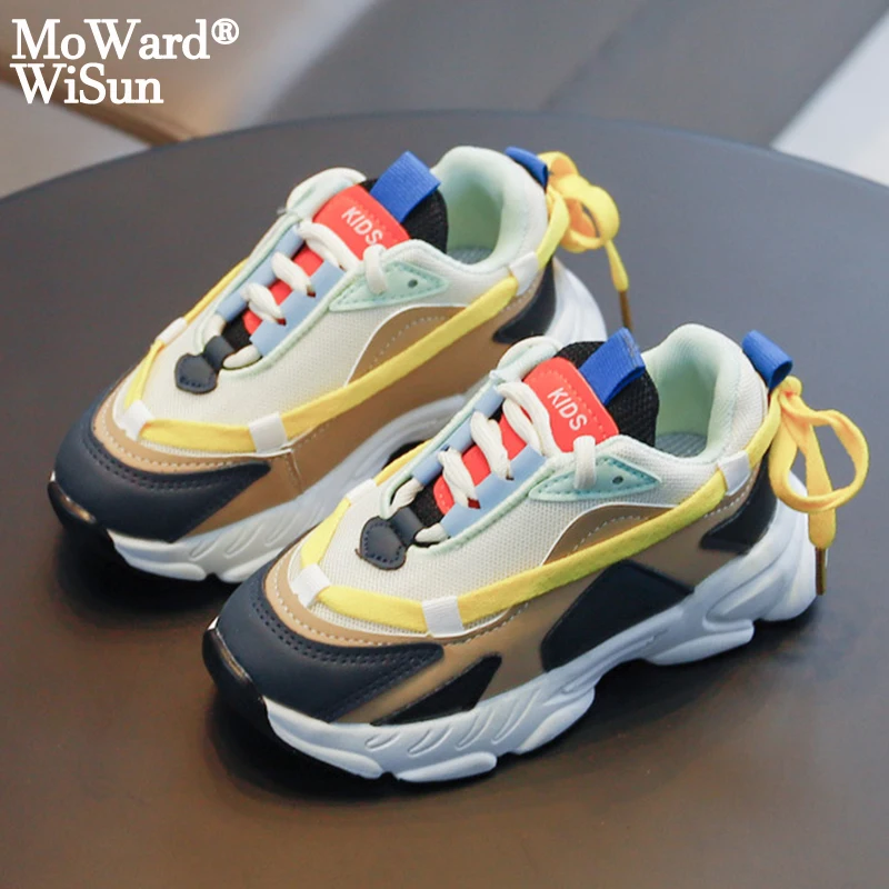 

Size 26-36 Kids Mesh Breathable Sneakers Children Non-slip Running Shoes Fashion Soft Sole Casual Sports Shoes for Boys Girls