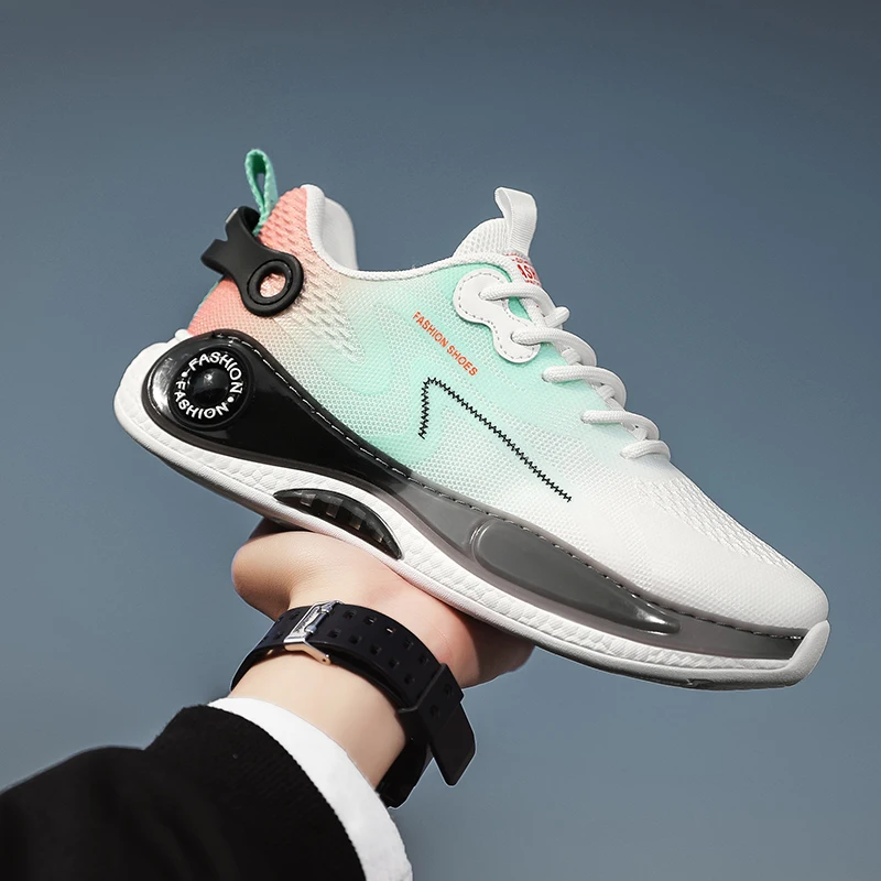 Male Casual Comfortable Damping Outdoor Non-slip Running Tennis Shoe