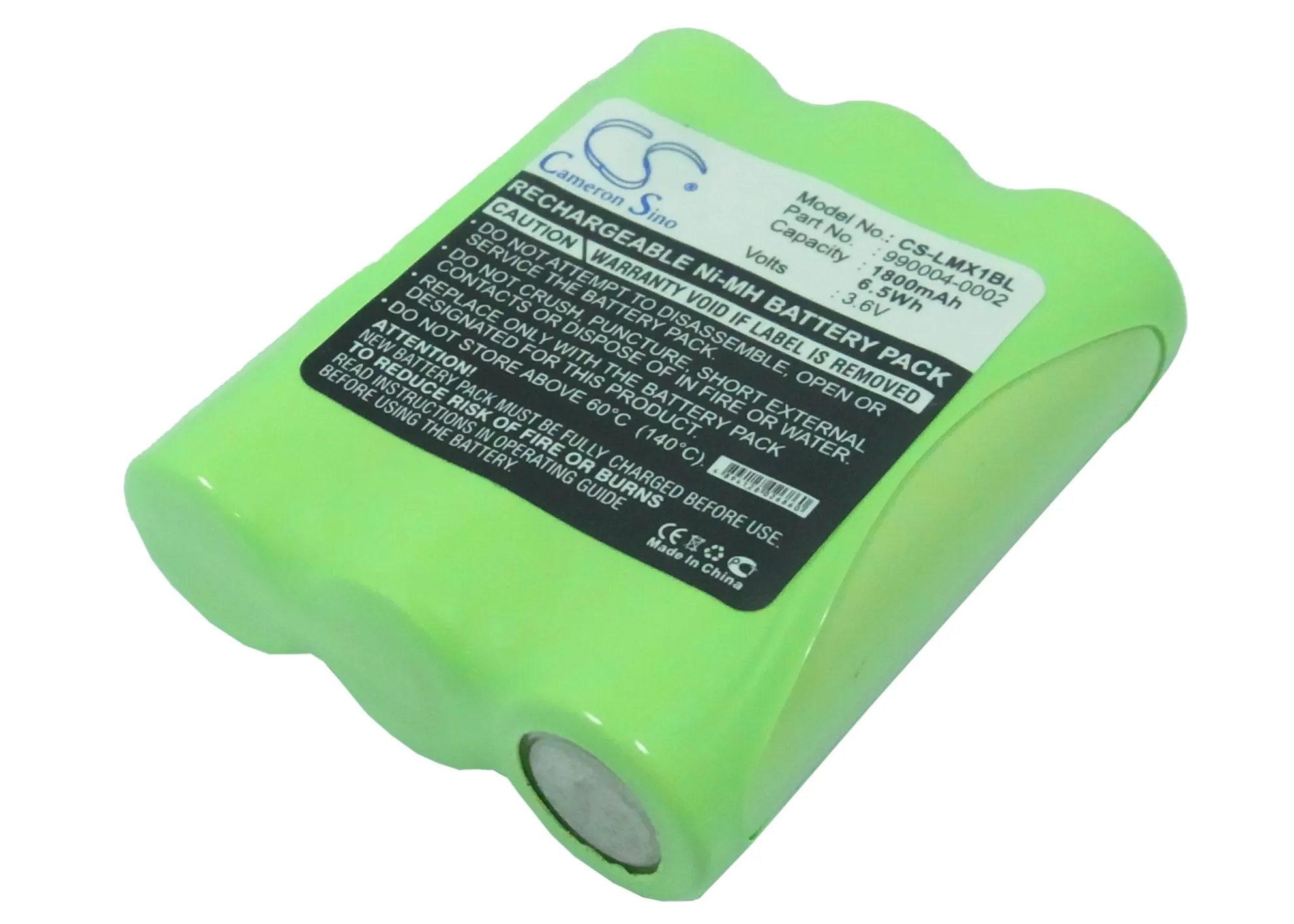 

CS 1800mAh/6.48Wh battery for Datalogic 5-2043,5-2352,5-2389,EBS-16NMH,FALCON 2M,FALCON 310,FALCON 315,FALCON 320