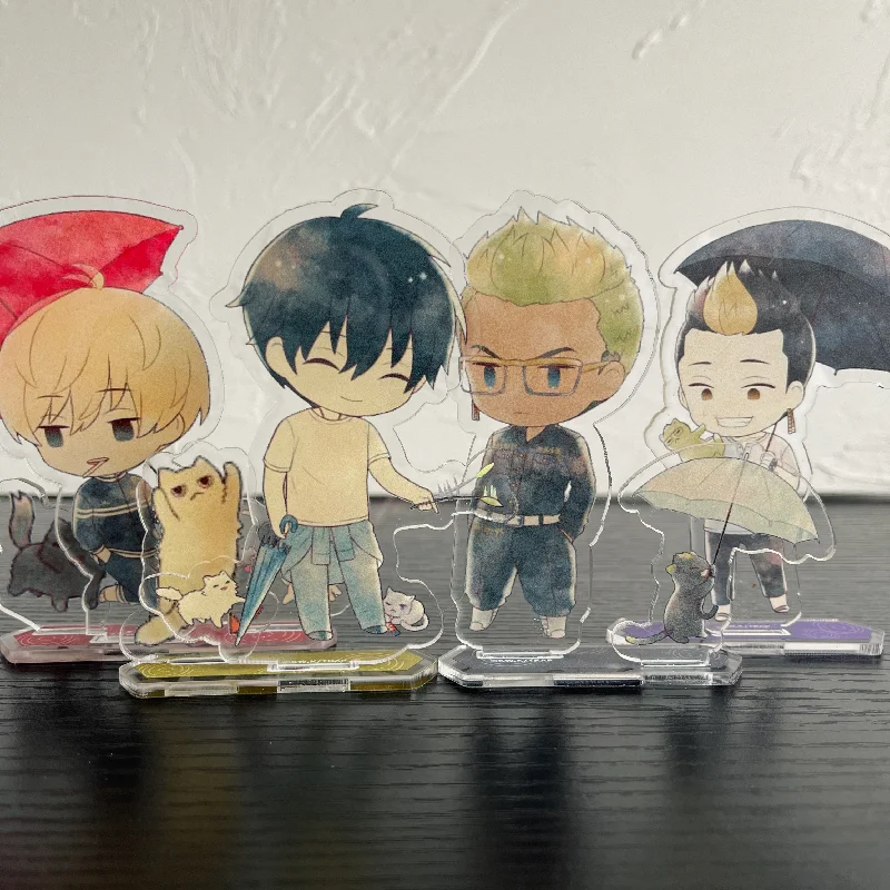 

Anime Tokyo Revengers Q Version Acrylic Figure Stands Manjiro Ken Takemichi Hinata Atsushi Model Plate Kawaii Desk Decor Prop