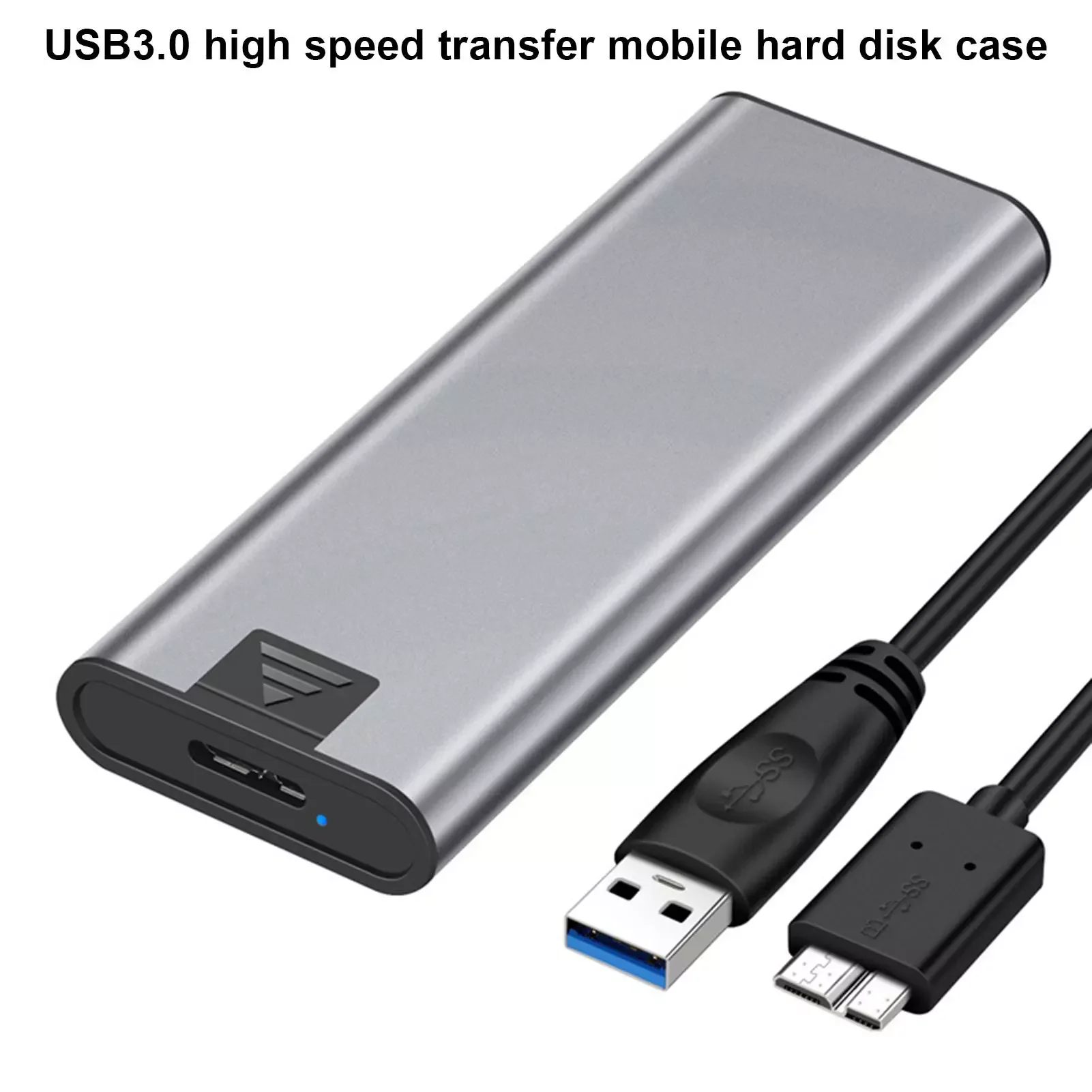 M-01 NGFF M.2 USB 33.0 HDD Enclosure 6Gbs Port SATA SSD Hard Drive Case Support Mobile External HDD Case