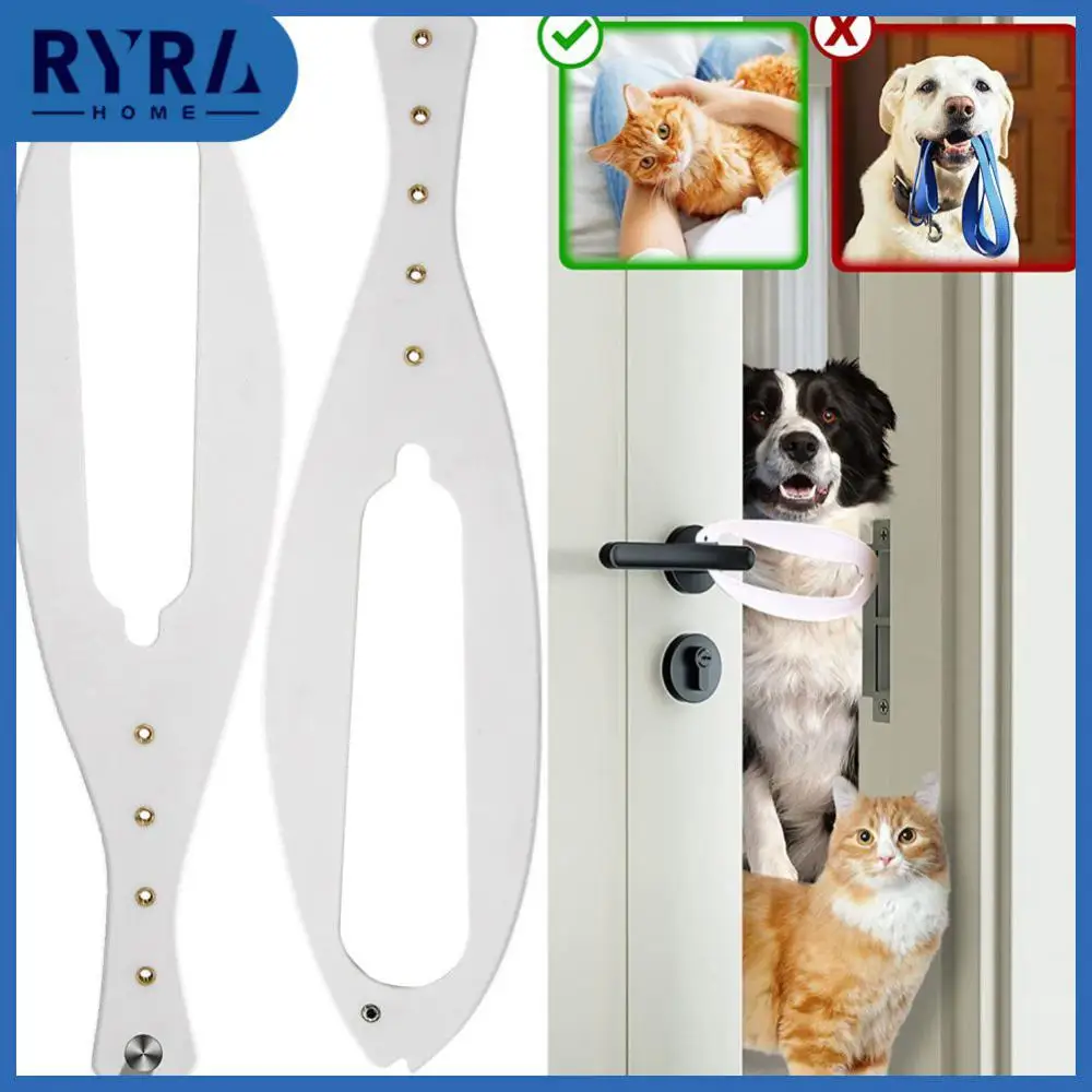 

Cat Door Alternative Good Toughness Cat Door Holder Safe Door Lock Multi-function Safety Lock Cat Adjustable Flex Strap Flex