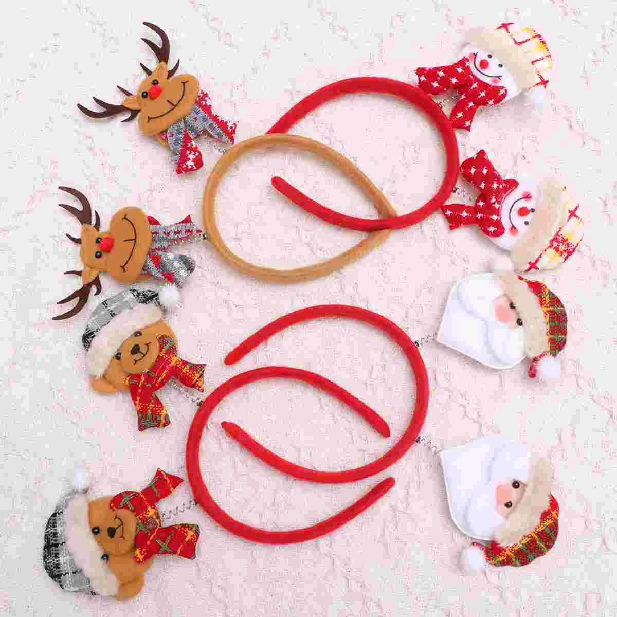 

Headband Reindeer Bopper Santa Snowman Headdress Hair Christmas Hoop Tree Band Ears Claus Antlers Headbandsbear Hairband Party