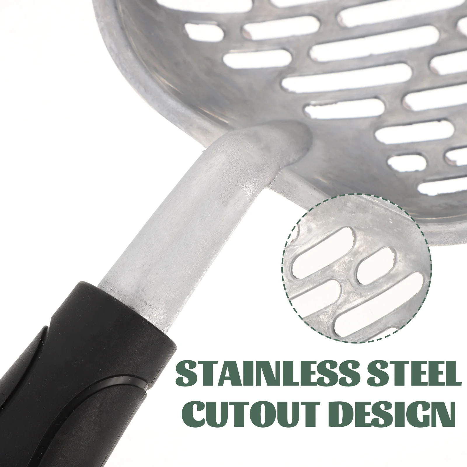 Совок для какашек кошачий туалет питомник котенок песок металлический Petgentle