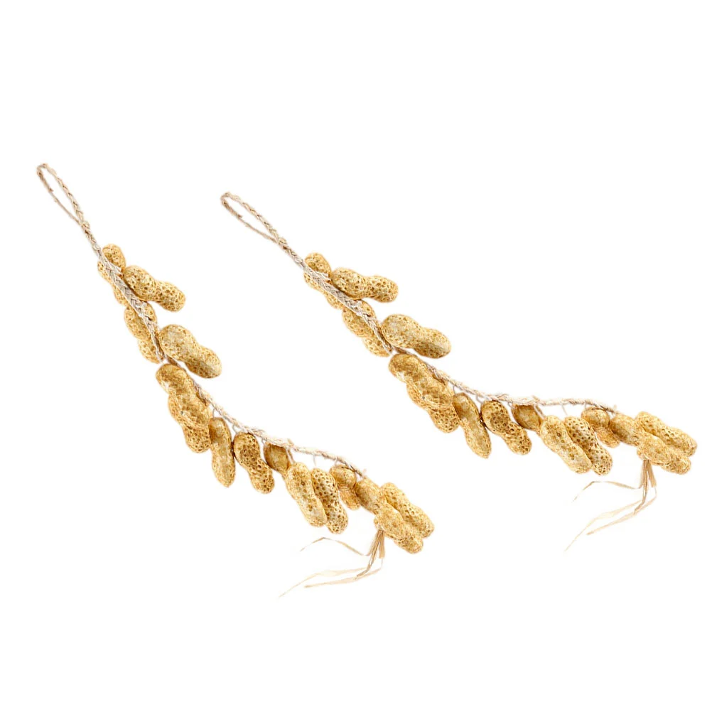 

Peanut Vegetable Fake Strings Decor Decoration Hanging Wall String Decorations Artificial Prop Home Farmmodel Harvest Simulation