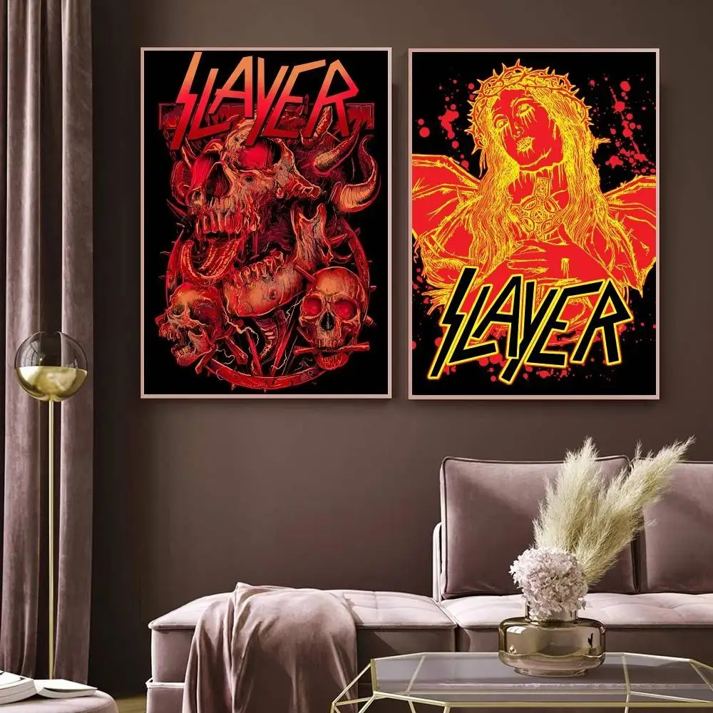 Фото Постер группы S-Slayer, настенное искусство для декора кабинета и гостиной, уникальное украшение для дома, подарок с изображением №4