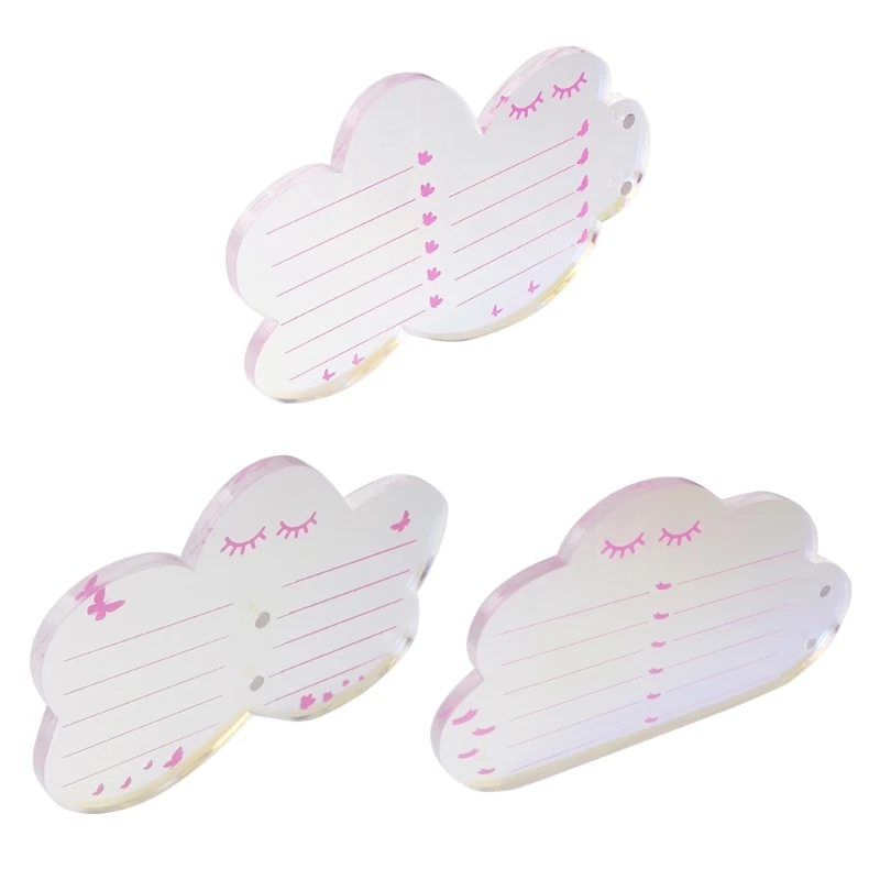 

Cloud Shape False Eyelash Tray Eyelash Extension Pallet Acrylic Lash Holder