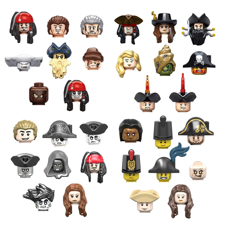 8 шт./набор, Детский конструктор «Пираты Карибского дока»