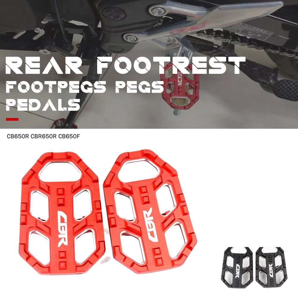 

FOR HONDA CBR500R CB500F CB500X Motorcycle Foot Pegs Pedals Rear Pedal Footrest Extension Footpeg Enlarger CBR 500R 500F CB 500X