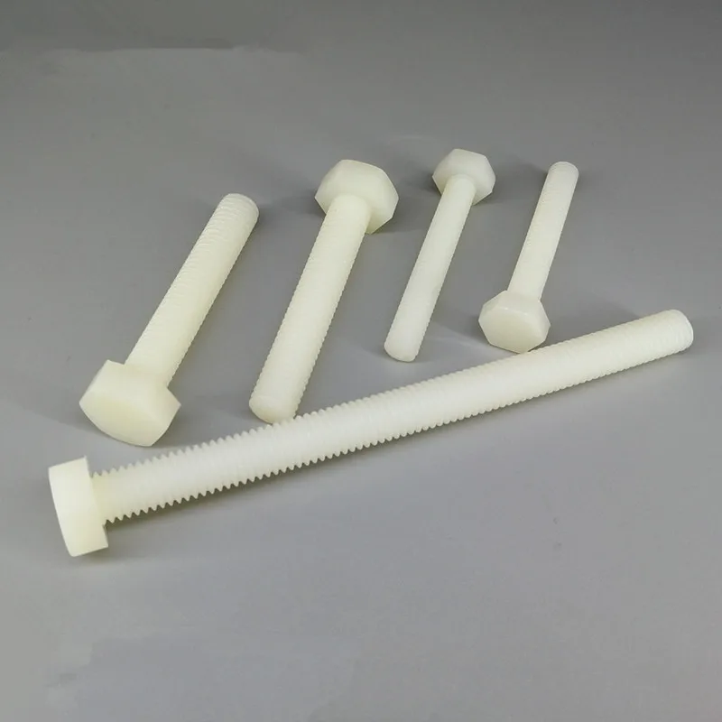 

1/5/10/50 шт. Болты М3-M16 DIN933 белый нейлон